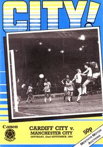 Cardiff City v Manchester City 1984/85